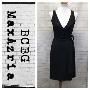 BCBGMaxAzria Black Midi Dress